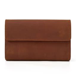 image-Retro Men's Crazy Horse Leather Multifunctional Wallet
