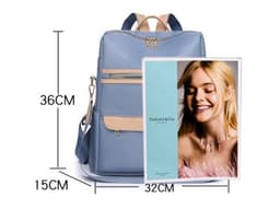 image-Women's Fashion Casual Simple Tassel Backpack