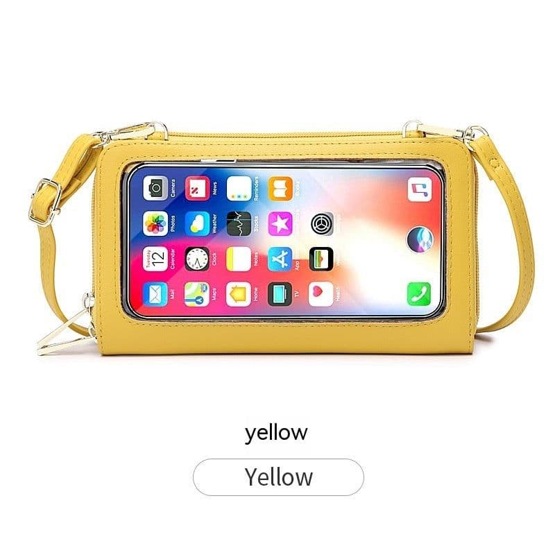 image-Anti-Theft Credit Card Touch Screen Phone Bag All-match Crossbody Wallet