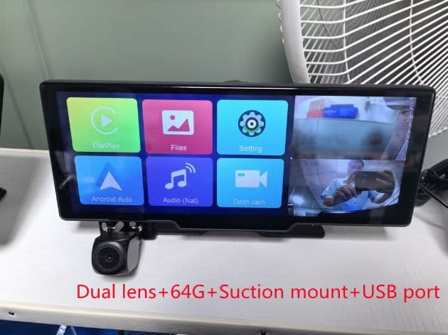image-1026-inch Full Touch Screen All-in-one Car Navigation Device Front And Rear Dual Recording HD Recording P Split Screen Display