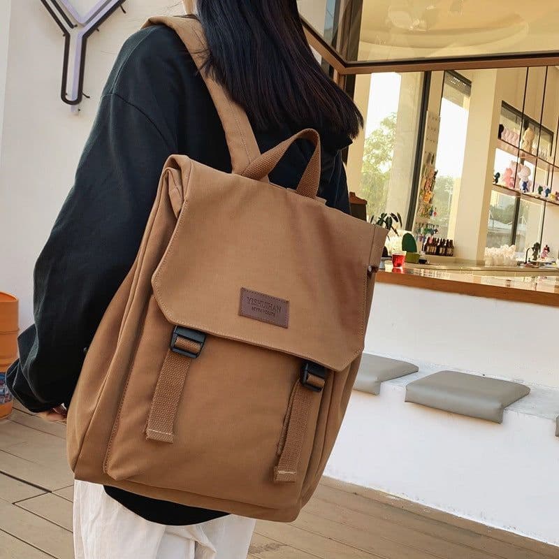 image-Canvas Schoolbag Girls College Students Junior High School
