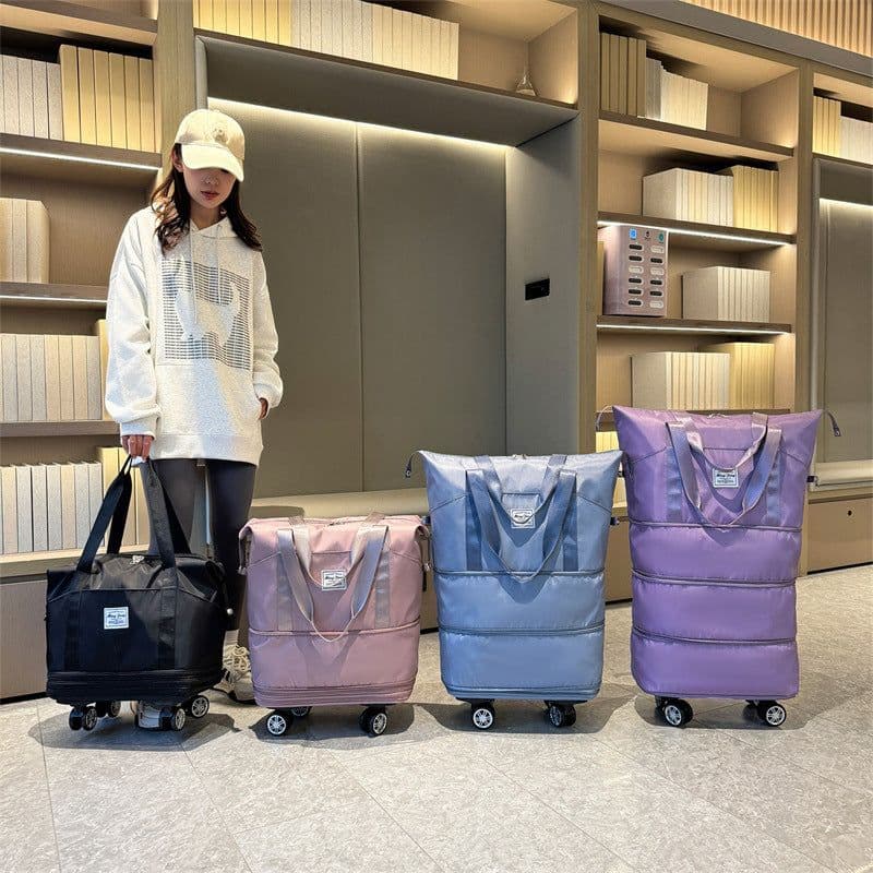image-Travel Large Capacity Rod Box Universal Wheel Luggage Bag