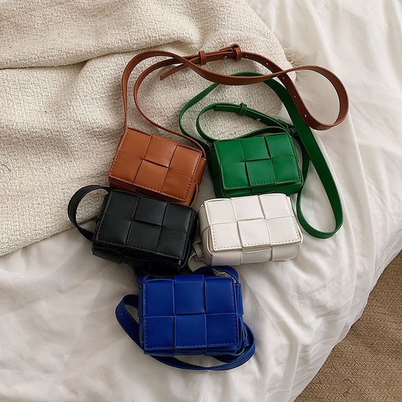 image-Woven Children's Bags Korean Fashion