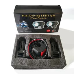 image-Two-color Lens External Electric Car Motorcycle Lock And Load Spray Headlight