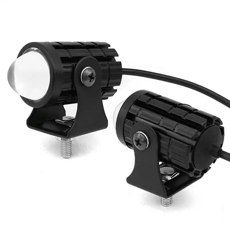 image-Two-color Lens External Electric Car Motorcycle Lock And Load Spray Headlight