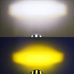 image-Two-color Lens External Electric Car Motorcycle Lock And Load Spray Headlight