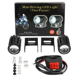 image-Two-color Lens External Electric Car Motorcycle Lock And Load Spray Headlight
