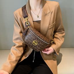 image-Stylish Good Texture Vintage Printed Women's All-match Shoulder Messenger Bag