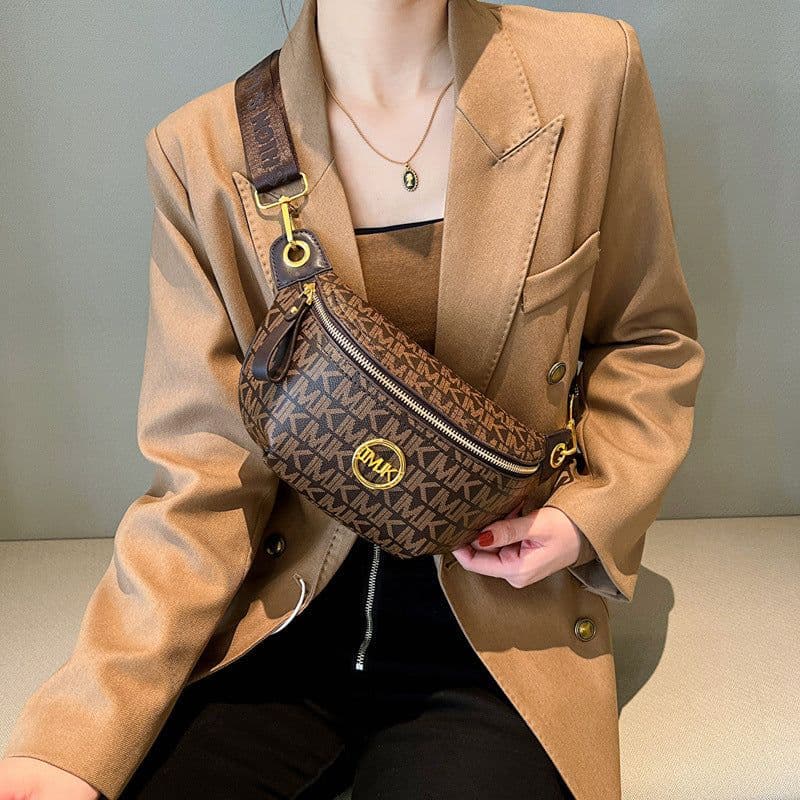 image-Stylish Good Texture Vintage Printed Women's All-match Shoulder Messenger Bag
