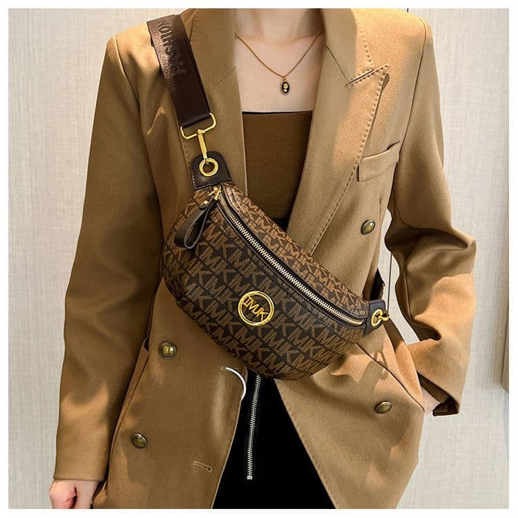 image-Stylish Good Texture Vintage Printed Women's All-match Shoulder Messenger Bag