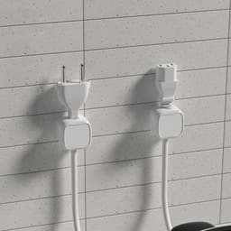 image-Magnetic Cable Clip Under Desk Cable Management Adjustable Cord Holder Wire Organizer And Cable Management Wire Keeper