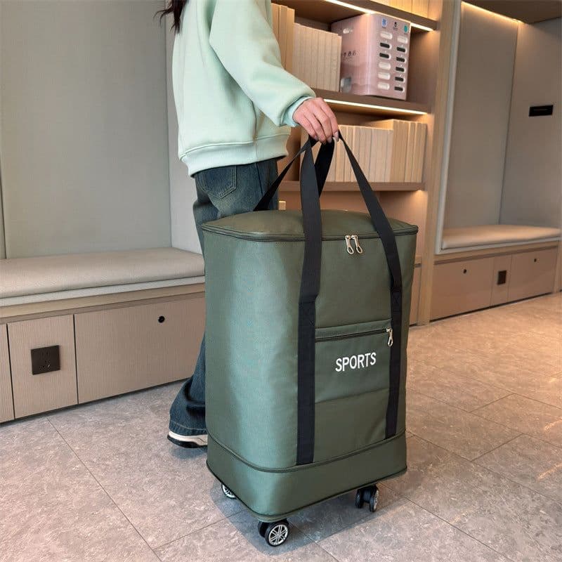 image-Removable Universal Wheel Large Capacity Expansion Storage Bag