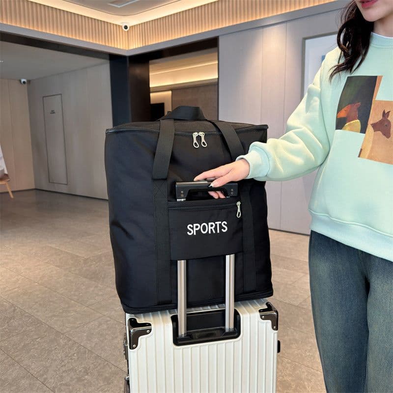 image-Removable Universal Wheel Large Capacity Expansion Storage Bag