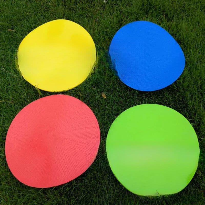 image-Football Landmark Pad Flat Sign Disc Game Target Soft