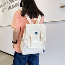 image-Women's Fashion Simple Large Capacity Schoolbag