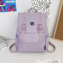 image-Women's Fashion Simple Large Capacity Schoolbag
