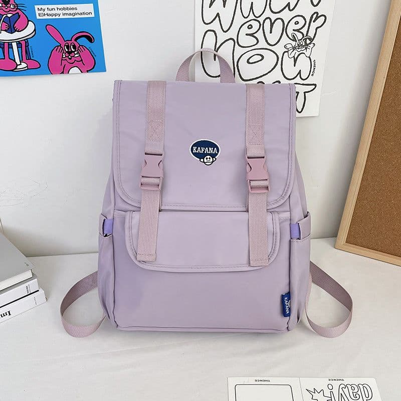image-Women's Fashion Simple Large Capacity Schoolbag