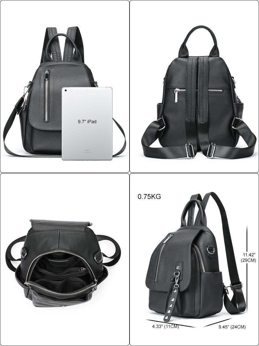 image-Women's Summer Leisure All-matching Bag Girls' Shoulder Large Backpack