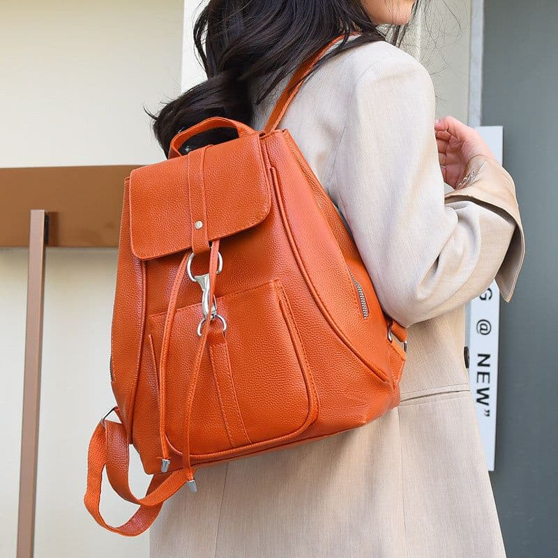 image-Backpack Korean Casual Fashion Women's All-match