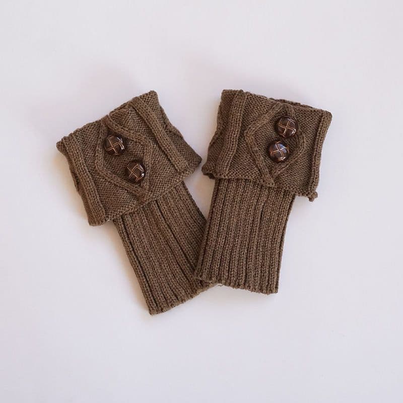 image-Fashion Button Warm Foot Sock