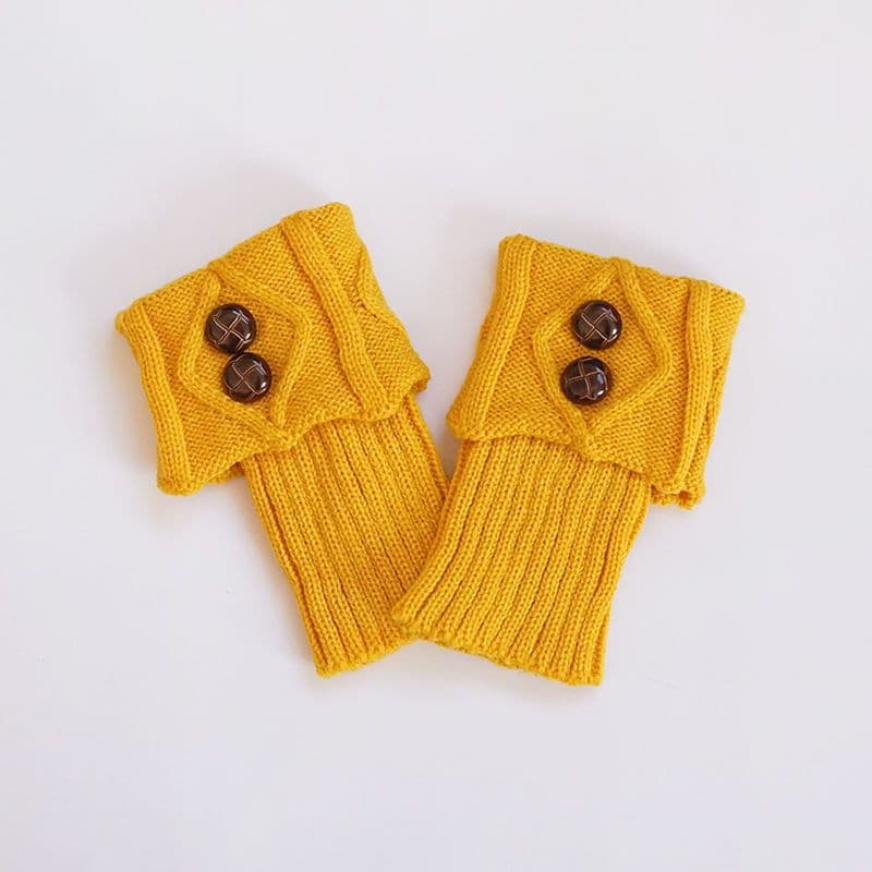 image-Fashion Button Warm Foot Sock