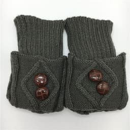 image-Fashion Button Warm Foot Sock