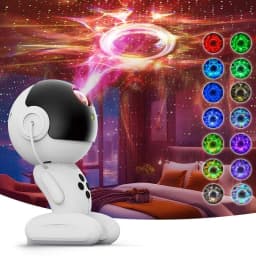 image-Robot Star Light Projection Lamp Starry Sky Mini Projector