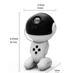 image-Robot Star Light Projection Lamp Starry Sky Mini Projector