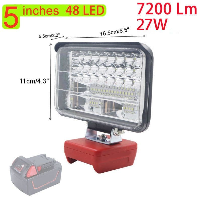 image-Outdoor Camping Engineering Lighting Shot Suitable For Milwaukee Mivoch Lithium Battery