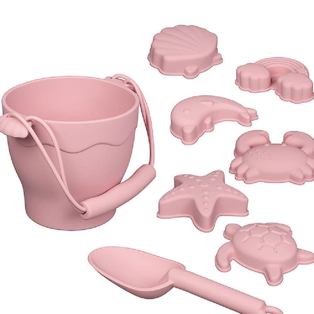 image-Silicone Beach Bucket Children's Early Education Educational Toys