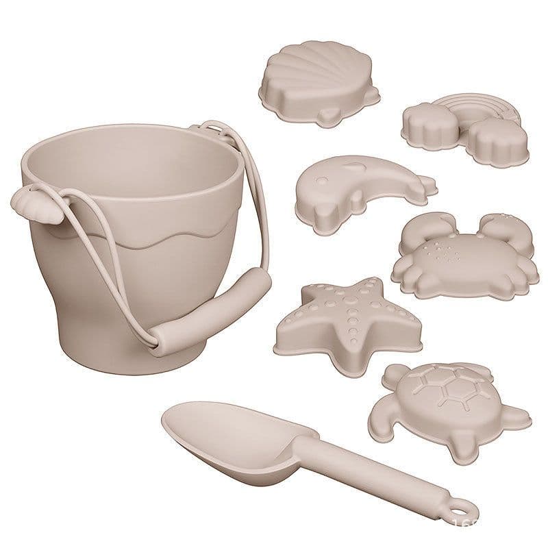 image-Silicone Beach Bucket Children's Early Education Educational Toys