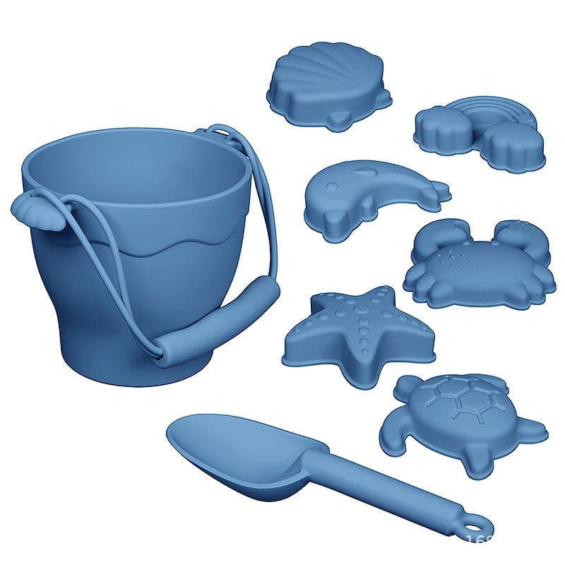 image-Silicone Beach Bucket Children's Early Education Educational Toys