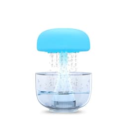 image-Jellyfish Raindrop Humidifier Ultrasonic Atomization Seven-color Ambience Light Cloud Rain Aroma Diffuser Home Decor