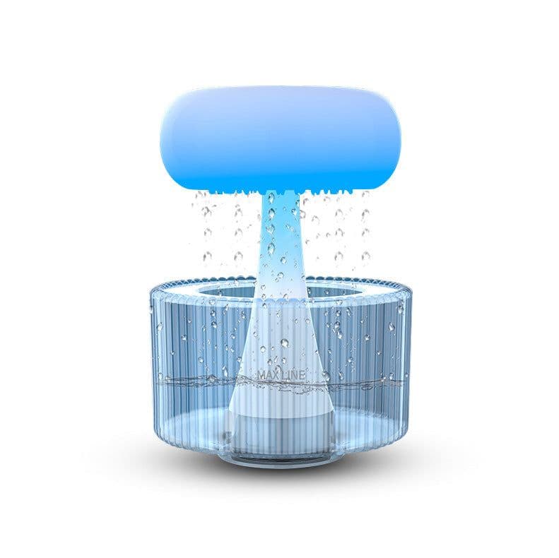 image-Jellyfish Raindrop Humidifier Ultrasonic Atomization Seven-color Ambience Light Cloud Rain Aroma Diffuser Home Decor