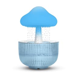 image-Jellyfish Raindrop Humidifier Ultrasonic Atomization Seven-color Ambience Light Cloud Rain Aroma Diffuser Home Decor