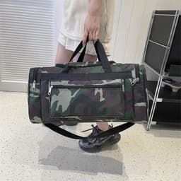 image-Multifunctional Large Capacity Camouflage Luggage Bag