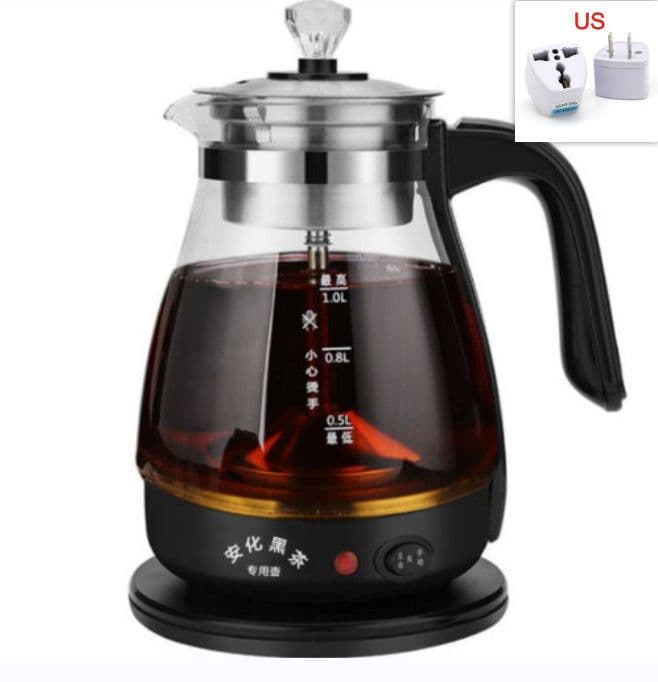 image-1L Automatic Steam Tea Maker Insulation Household Glass Electric Kettle