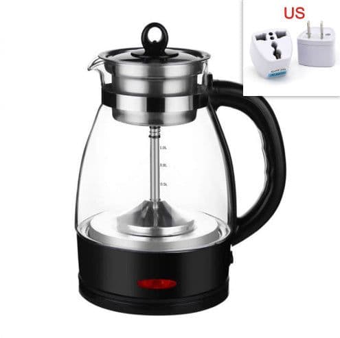 image-1L Automatic Steam Tea Maker Insulation Household Glass Electric Kettle