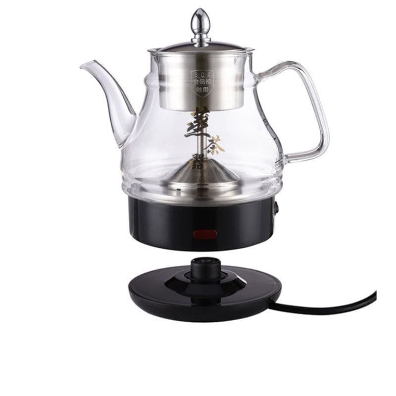 image-1L Automatic Steam Tea Maker Insulation Household Glass Electric Kettle