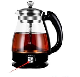 image-1L Automatic Steam Tea Maker Insulation Household Glass Electric Kettle