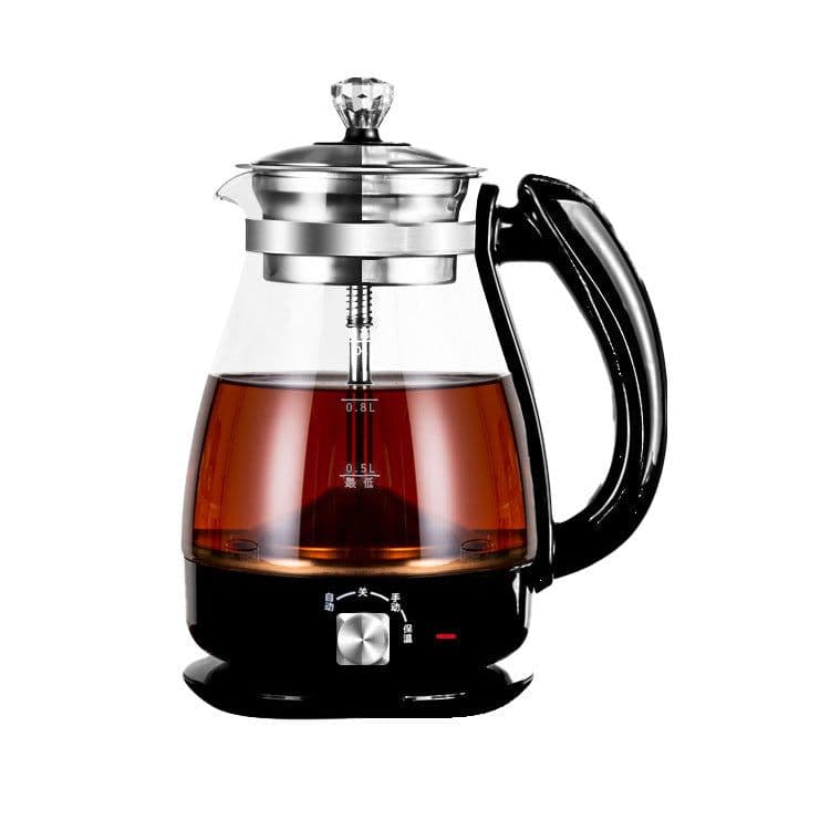 image-1L Automatic Steam Tea Maker Insulation Household Glass Electric Kettle