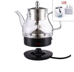 image-1L Automatic Steam Tea Maker Insulation Household Glass Electric Kettle