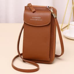 image-Women's Stylish And Portable Large Capacity Vertical Shoulder Crossbody Bag