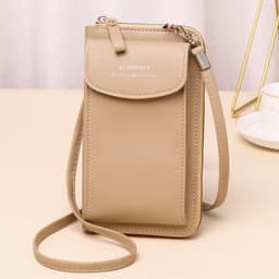 image-Women's Stylish And Portable Large Capacity Vertical Shoulder Crossbody Bag