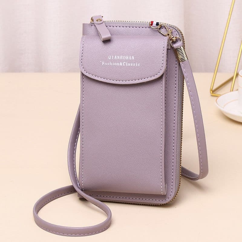 image-Women's Stylish And Portable Large Capacity Vertical Shoulder Crossbody Bag