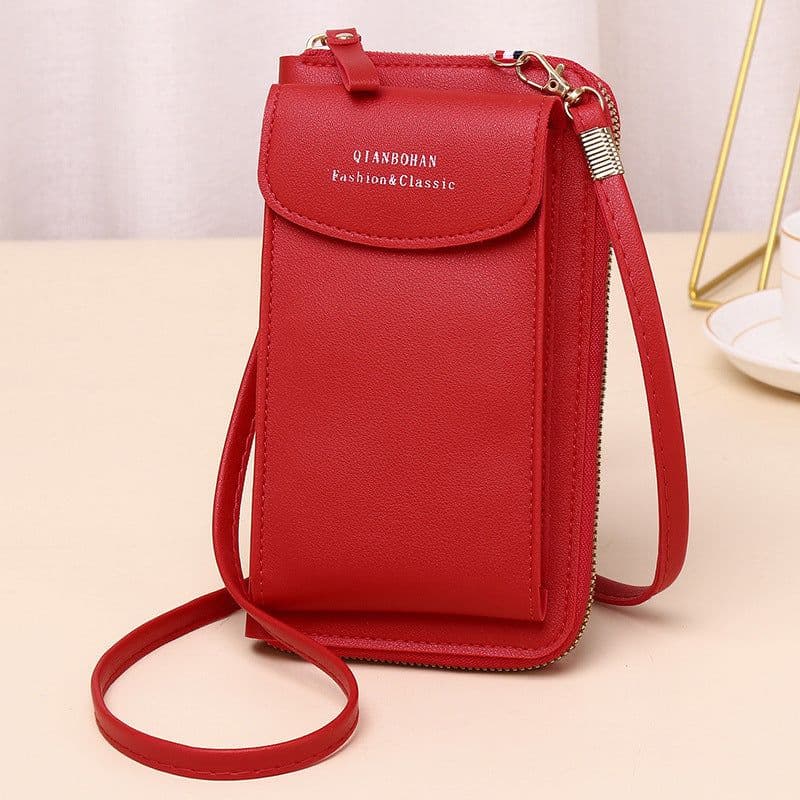 image-Women's Stylish And Portable Large Capacity Vertical Shoulder Crossbody Bag