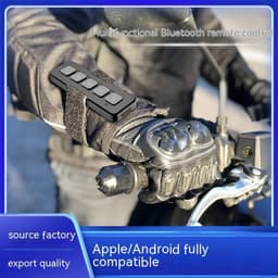image-Bluetooth 50 Car Bluetooth Controller Motorcycle Remote Control Answer Hang Up Phone