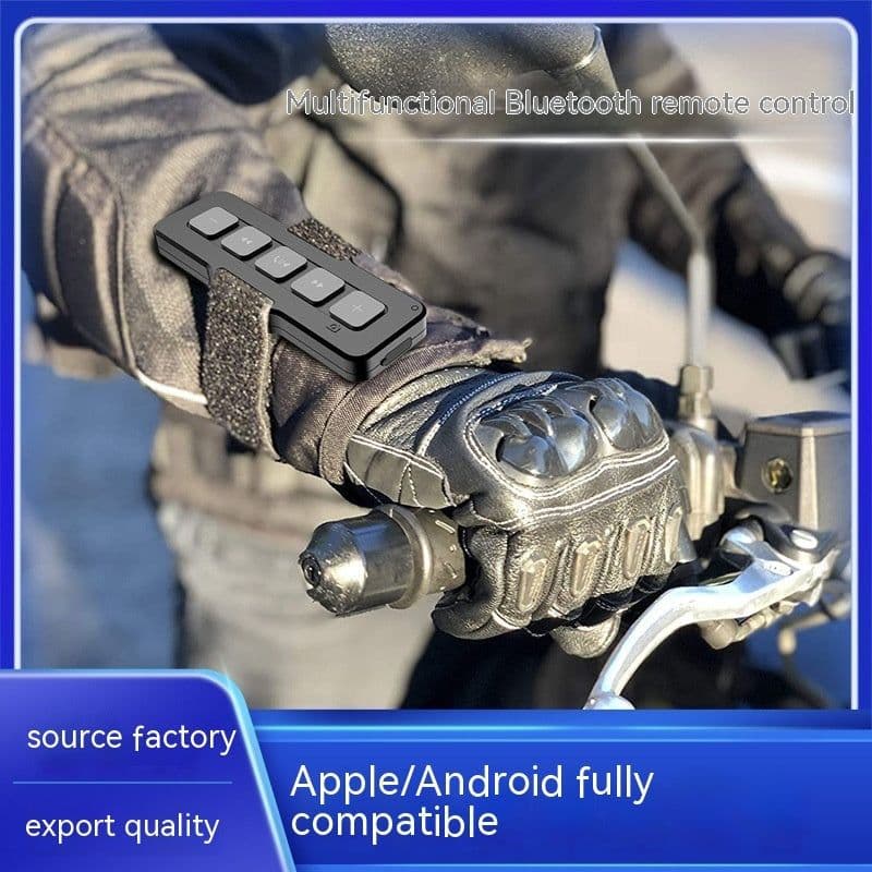 image-Bluetooth 50 Car Bluetooth Controller Motorcycle Remote Control Answer Hang Up Phone