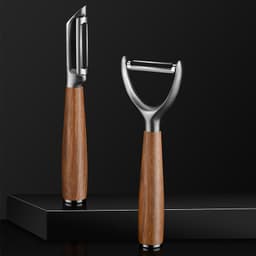 image-Household Minimalist 304 Stainless Steel Rosewood Peeler