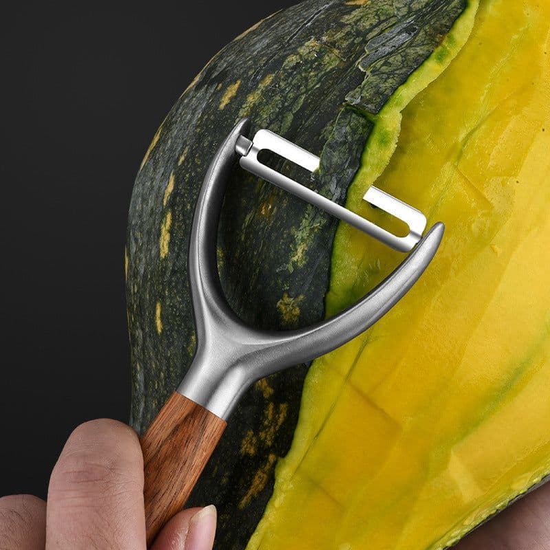 image-Household Minimalist 304 Stainless Steel Rosewood Peeler